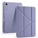 UnDePlus Redmi K Pad ile uyumlu Kılıf Kalem Bölmeli Trifolding Case Mor