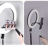 UnDePlus Ring Light Youtuber Tictok Makyaj Işıklı Telefon Tutucu 54cm Foldable + 2.2m Tripod Siyah