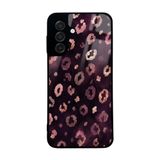UnDePlus Samsung Galaxy A17 ile uyumlu Kılıf Parlak Nice Seri Desenli Lusi Kapak Pembe Leopar