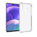UnDePlus Samsung Galaxy A20S ile uyumlu Kılıf Şeffaf Nitro Anti Shock Kapak