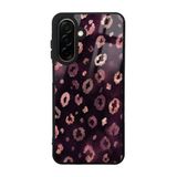 UnDePlus Samsung Galaxy A26 ile uyumlu Kılıf Parlak Nice Seri Desenli Lusi Kapak Pembe Leopar