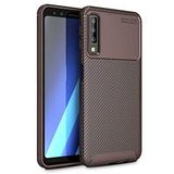 UnDePlus Samsung Galaxy A7 2018 ile uyumlu Kılıf Karbon Silikon Case