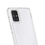 UnDePlus Samsung Galaxy A71 ile uyumlu Kılıf Full Şeffaf Sararmaz Kapak