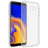 UnDePlus Samsung Galaxy J4 Plus ile uyumlu Kılıf Şeffaf Silikon Hibrit Case Kapak