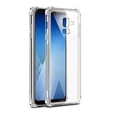 UnDePlus Samsung Galaxy J8 ile uyumlu Kılıf Şeffaf Nitro Anti Shock Kapak