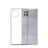 UnDePlus Samsung Galaxy M22 ile uyumlu Kılıf Şeffaf Silikon Hibrit Case