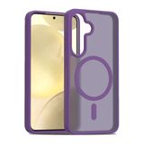 UnDePlus Samsung Galaxy S25 Plus Kılıf M-safe ile Uyumlu Mat Yüzey Jota Kapak Derin Mor