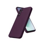 UnDePlus Samsung Galaxy S26 Plus ile uyumlu Kılıf Biye Yumuşak Silikon Case Mor