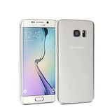UnDePlus Samsung Galaxy S6 Edge ile uyumlu Kılıf Şeffaf Silikon Hibrit Case