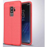 UnDePlus Samsung Galaxy S9 Plus ile uyumlu Kılıf Deri Tarzı Niss Silikon Case