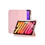 UnDePlus Samsung Galaxy Tab A11 8.7inç X130 Kılıf Kalem Bölmeli Trifolding Case X133 X135 135F Altın