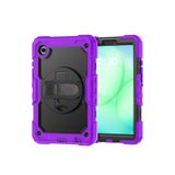 UnDePlus Samsung Galaxy Tab A11 / A9 8.7inç ile uyumlu Kılıf Defender Askılı Pars Case Fuji X110 X130 Mor