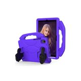 UnDePlus Samsung Galaxy Tab S11/S10 Lite FE/S10/S9 FE/S9/S8/S7 Kılıf Tutmalı Standlı Silikon Case Mor
