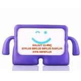 UnDePlus Samsung Galaxy Tab S9 FE Plus S7 FE/S8/S9/S10 Plus 12.4inç ile uyumlu Kılıf Çocuklara Özel Silikon Case Mor