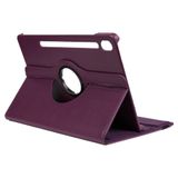 UnDePlus Samsung Galaxy Tab S9 X710 X716 X718 ile uyumlu Kılıf 360 Dönebilen Standlı Case Mor