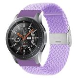 UnDePlus Samsung Galaxy Watch 4 5 6 7 FE 40 40 44 Classic 42 43 46 47 mm Kordon Metal Klipsli Flexi Örgü Lila