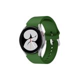 UnDePlus Samsung Galaxy Watch 4 5 6 7 FE 40 40 44 Classic 42 43 46 47 mm Kordon Silikon Kordon 44-Haki
