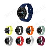 UnDePlus Samsung Galaxy Watch 4 5 6 7 FE 40 40 44 Classic 42 43 46 47 mm Kordon Silikon Kordon Beyaz