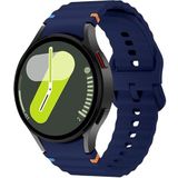 UnDePlus Samsung Galaxy Watch 4 5 6 7 FE 40 44 Classic 42 43 46 47 mm ile uyumlu Kordon Dekoratif Örgü Çizgili Spor Silikon Kayış