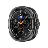 UnDePlus Samsung Galaxy Watch 8 Classic 46mm Sert PC Sadece Kasa Koruyucu (Ekran Koruyucusuz) Siyah-Beyaz