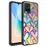 UnDePlus Vivo Y21S ile uyumlu Kılıf Aynalı Desenli Kamera Korumalı Parlak Mirror Kapak