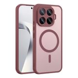 UnDePlus Xiaomi 17T Pro ile uyumlu Kılıf M-safe Şarj Özellikli Mat Babet Kapak Koyu Mor
