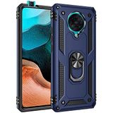 UnDePlus Xiaomi Poco F2 Pro ile uyumlu Kılıf Yüzüklü Zırh Tank Vega