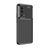 UnDePlus Xiaomi Poco F5 Pro ile uyumlu Kılıf Karbon Silikon Case Kapak