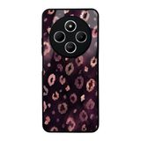 UnDePlus Xiaomi Redmi 14C 4G ile uyumlu Kılıf Parlak Nice Seri Desenli Lusi Kapak Pembe Leopar