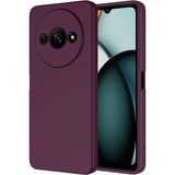 UnDePlus Xiaomi Redmi A3 4G 2024 ile uyumlu Kılıf İçi Kadife Lansman Kapak Koyu Mor
