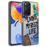 UnDePlus Xiaomi Redmi Note 11 Pro 5G ile uyumlu Kılıf Desenli Dragon Sert Kapak