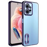 UnDePlus Xiaomi Redmi Note 12 4G ile uyumlu Kılıf Kamera Korumalı Logo Gösteren Şeffaf Kapak