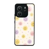 UnDePlus Xiaomi Redmi Note 14 4G ile uyumlu Kılıf Parlak Nice Seri Desenli Lusi Kapak Gülen Yüzler