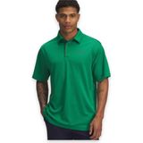 Under Armour 1290140 Tech Polo Yeşil Erkek T-Shirt - 12Y-Yeşil