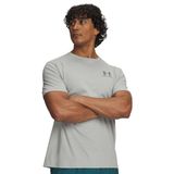 Under Armour 1326799-069 UA M SPORTSTYLE LC SS Gri Bisiklet Yaka Erkek T-Shirt