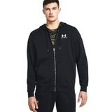 Under Armour 1373881 UA Essential Fleece FZ Hood Siyah Erkek Sweatshirt