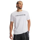 Under Armour 1376830-100 UA CAMO CHEST STRIPE SS Beyaz Bisiklet Yaka Baskılı Erkek T-Shirt