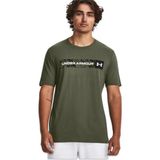 Under Armour 1376830 Ua Camo Chest Stripe Ss Haki Erkek T-Shirt