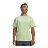Under Armour 1382796-712 UA Tech Textured SS Yeşil Erkek T-Shirt