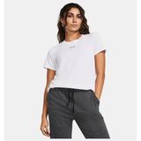 Under Armour 1383648-100 Campus Core Beyaz Kısa Kollu Kadın T-Shirt