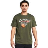 Under Armour 1387376-390 Heavyweight Yeşil Erkek T-shirt