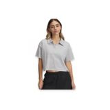 Under Armour 1389639 Ua Icon Terry Polo Gri Kadın T-Shirt