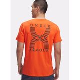 Under Armour 1389823-847 Ua Run 96 Shortsleeve Kırmızı Yuvarlak Yaka Fitted Baskılı Erkek T-Shirt