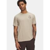 Under Armour 6004143-299-UA 60/40S Sports Wm Ss Kahve Bisiklet Yaka Normal Düz Erkek T-Shirt - Kahverengi