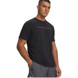 Under Armour 6009248 Ua M Blur Wm Ss Siyah-Kırmızı Erkek T-Shirt - 000-Siyah - XL