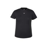 Under Armour 6013774-008 Motion Fitted Ss Siyah Yuvarlak Yaka Slim Fit Düz Kadın T-Shirt