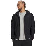 Under Armour 6014621-001 UA Unstoppable Woven Siyah Erkek Zip Ceket