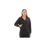 Under Armour A6003707-005 Rival Flc Piped Hz Hoodie Kadın Sweatshirt Siyah