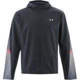 Under Armour A6005900-001 Ua Velociti Storm Hooded Jkt Erkek Yağmurluk-Rüzgarlık Siyah