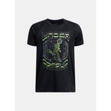 Under Armour Baskılı Siyah Kız Çocuk T-Shirt 1389974-001-UA B Tech Game Day Ss - 8 - 10 Yaş